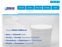 Tablet Screenshot of irmakambalaj.com